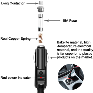 Bakelite Cigarette Lighter Plug