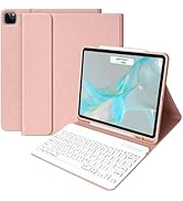 aMZCaSE for iPad Air 13 inch Pro 12.9 Pro 13 Case with Keyboard, Folio Magnetic Detachable Keyboa...
