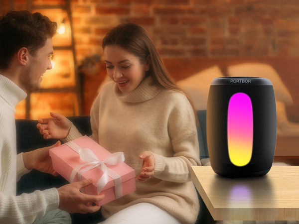 The portable bluetooth speaker is cool electronic gadget,ideal gifts for guys,teens,man,husband,boy