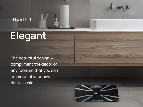 I-BA003 - INEVIFIT - Best Body Fat Scale - Premium A+ - Mobile