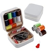 TYRRHHIR Sewing Kit for Beginners and Advanced, with Sewing Tools, Supplies, Storage Case, Blue, ...