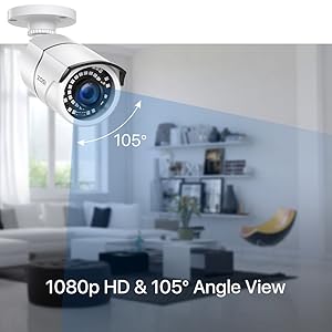 1080p HD &amp;amp;amp;amp; 90° Angle View
