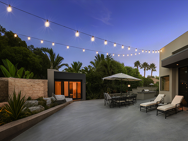 Backyard lights