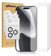 Designed for Apple iPhone 17 – 3-Pack Tempered Glass Screen Protector + 3-Pack Camera Lens Protec...