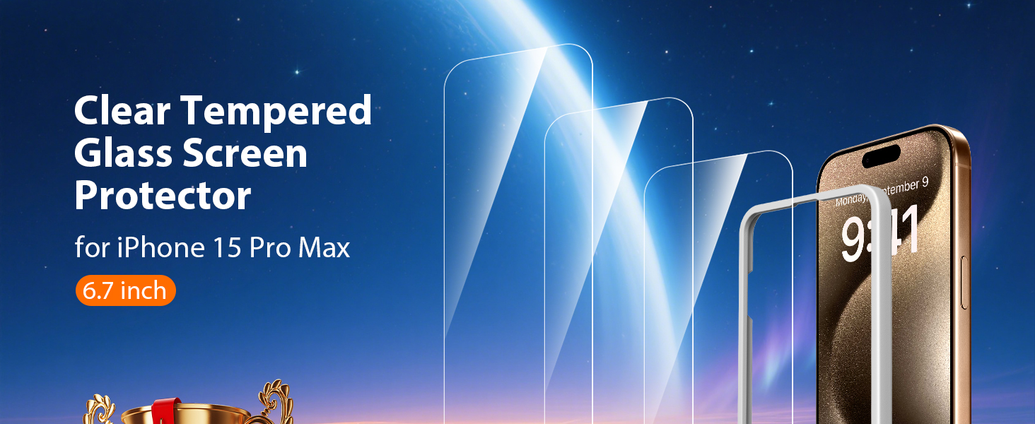 screen protector 15 pro max