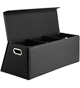 Fyzeoty Car Organizers and Storage - Trunk Organizer for Suv Car,Car Trunk Leather Storage Box,Ex...
