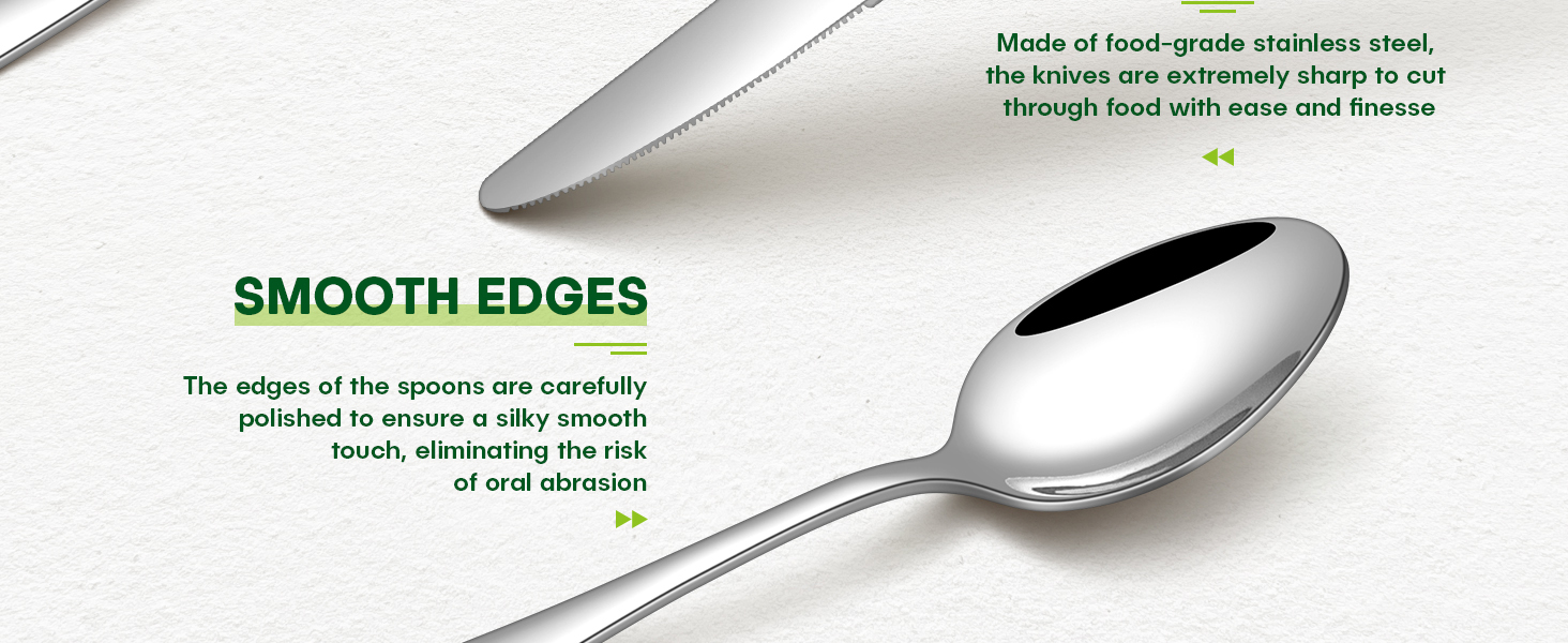 stainless silverware