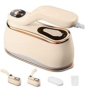 Mitdir Portable Clothes Steamer 175x80mm Ceramic Glaze Panel Iron LCD 220ml Water Tank 1200W&amp;15s ...