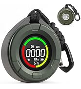 GasDoc DS-100 Portable Carbon Monoxide Detector, 3-in-1 CO Detector for Travel &amp; Camping, 140HR S...