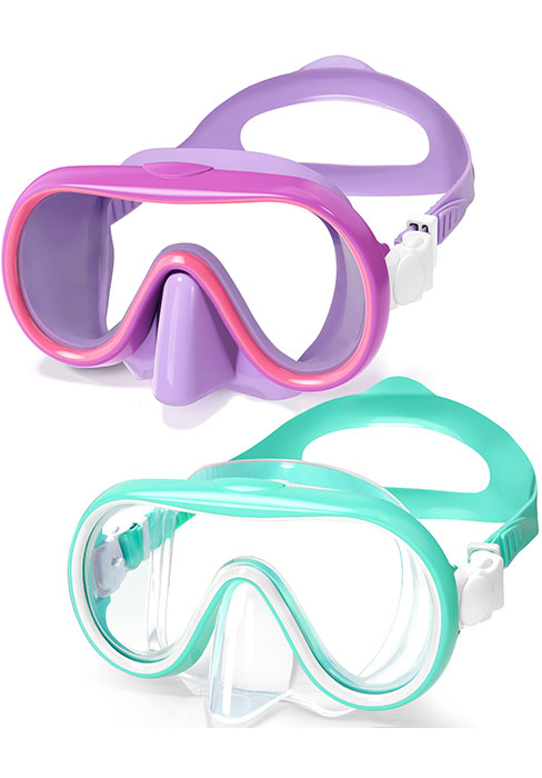 Kids Swim Goggles with Nose Cover