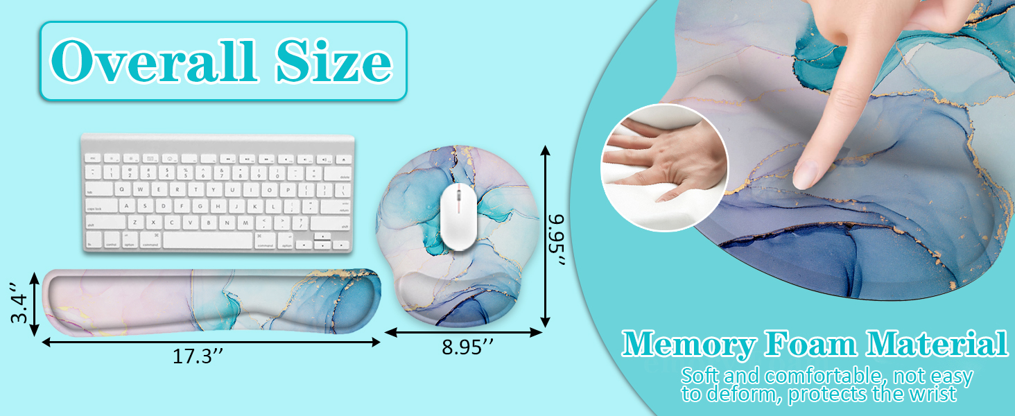 wrist rest for keyboard and mouse