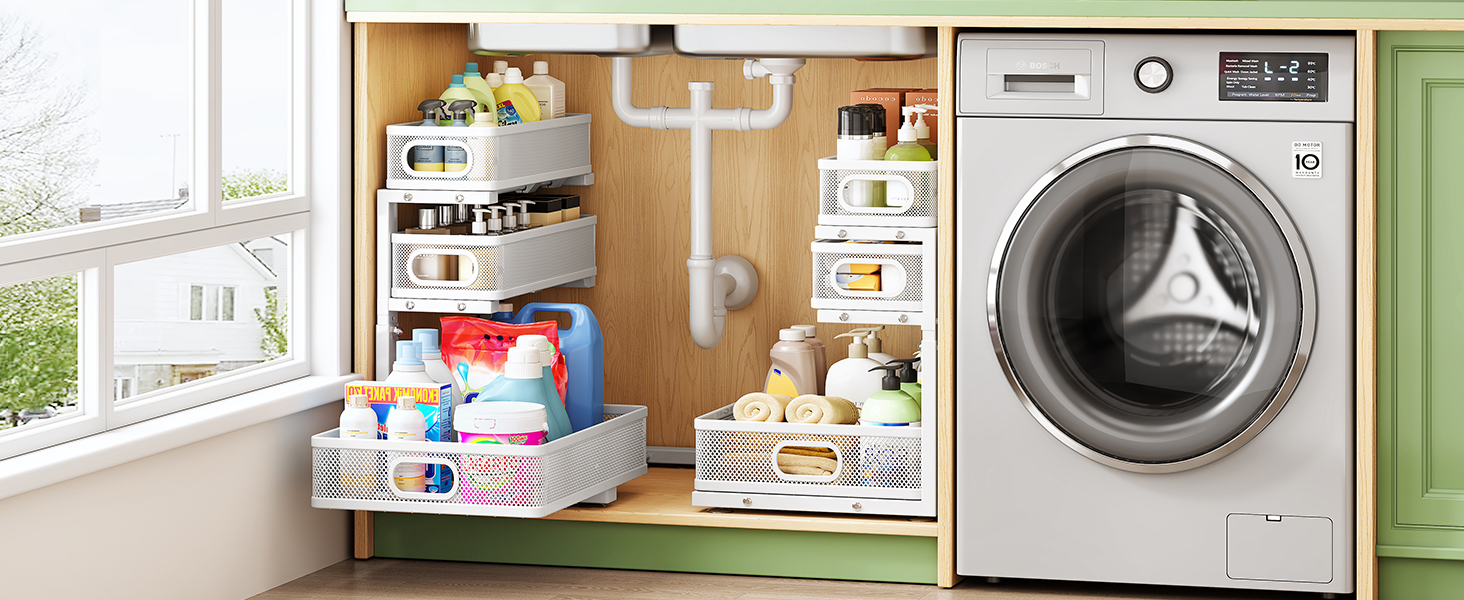 3-Tier Pull Out Under Sink Organizer