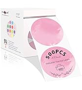 PARLAIM 3" Circle Thermal Labels,Watercolor Dot Labels for Thermal Printer,Thermal Stickers Label...