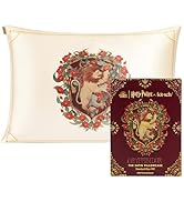 Kitsch x Harry Potter Gryffindor Satin Pillowcase w/Zipper for Hair &amp; Skin - Double-Sided, Softer...