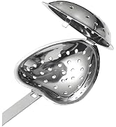 Heart-shaped Tea Infuser for Loose Tea, Stainless Steel Long Grip Handle Tea Filter Heart Spoon T...