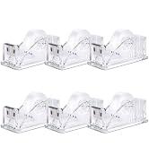 MJUNM Desktop Tape Dispenser - Arcylic Tape Dispensers 6 Rolls Transparent Tape with Dispenser 3/...