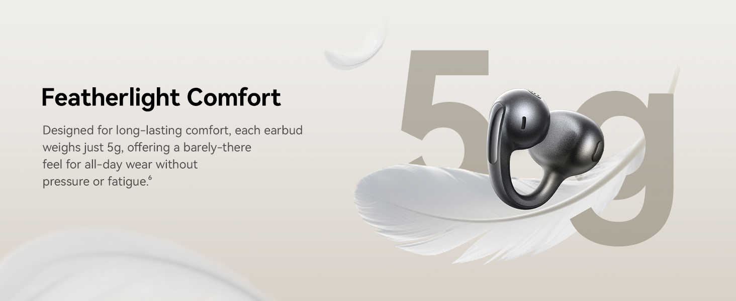clip on ear buds lightweight