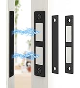 Jiayi 30 Lb Magnetic Door Catch Screw in Black, Heavy Duty Cabinet Latch, Cabinet Drawer Door Mag...