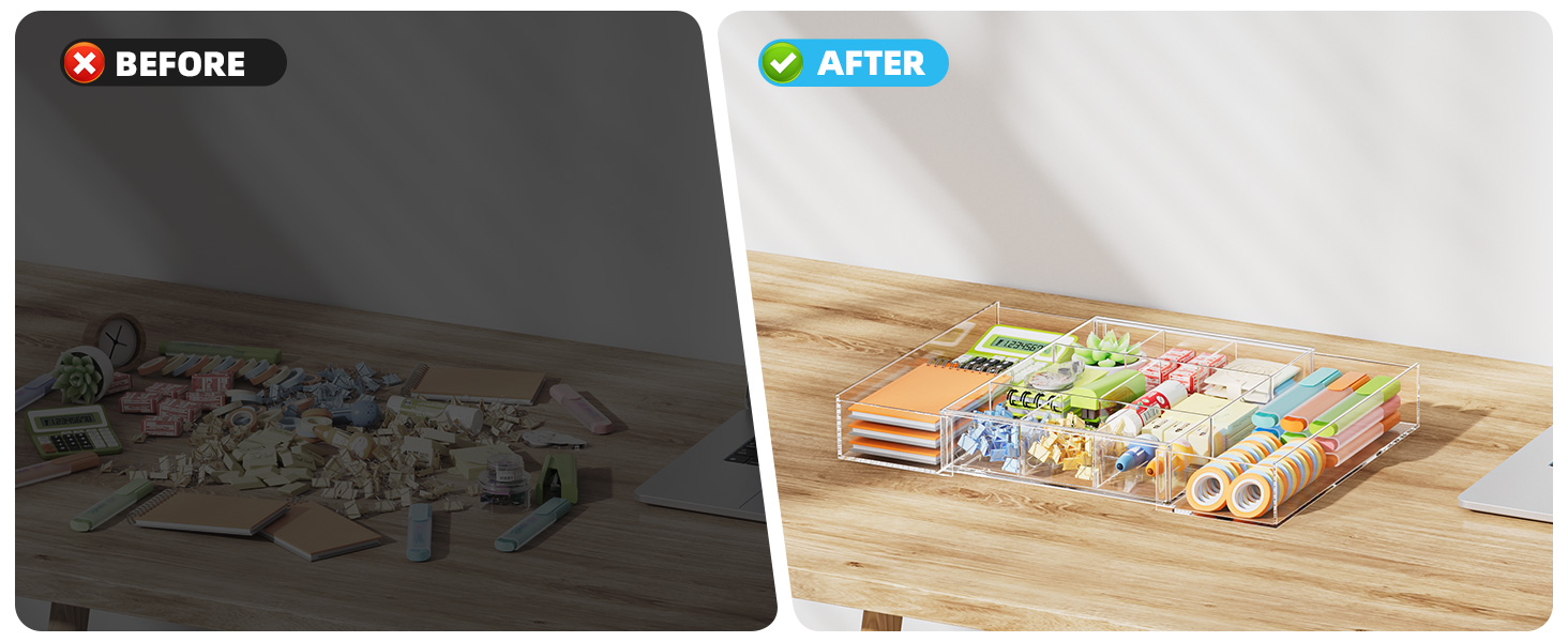 drawer organizer tray