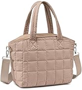 LOIDOU Insulated Lunch Box for Women, 9L Large Quilted Puffer Lunch Bag, Leakproof Lunch Box Tote...