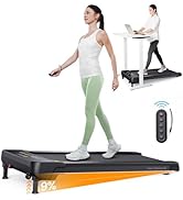 UREVO Under Desk Treadmill for Office Under Desk, Walking Pad 2 in 1 for Home/Office, Portable Wa...