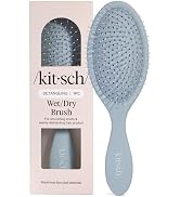 Kitsch Wet/Dry Hair Brush Detangler – Flexi Hair Brush for Women, Men &amp; Kids | Detangling Brush f...