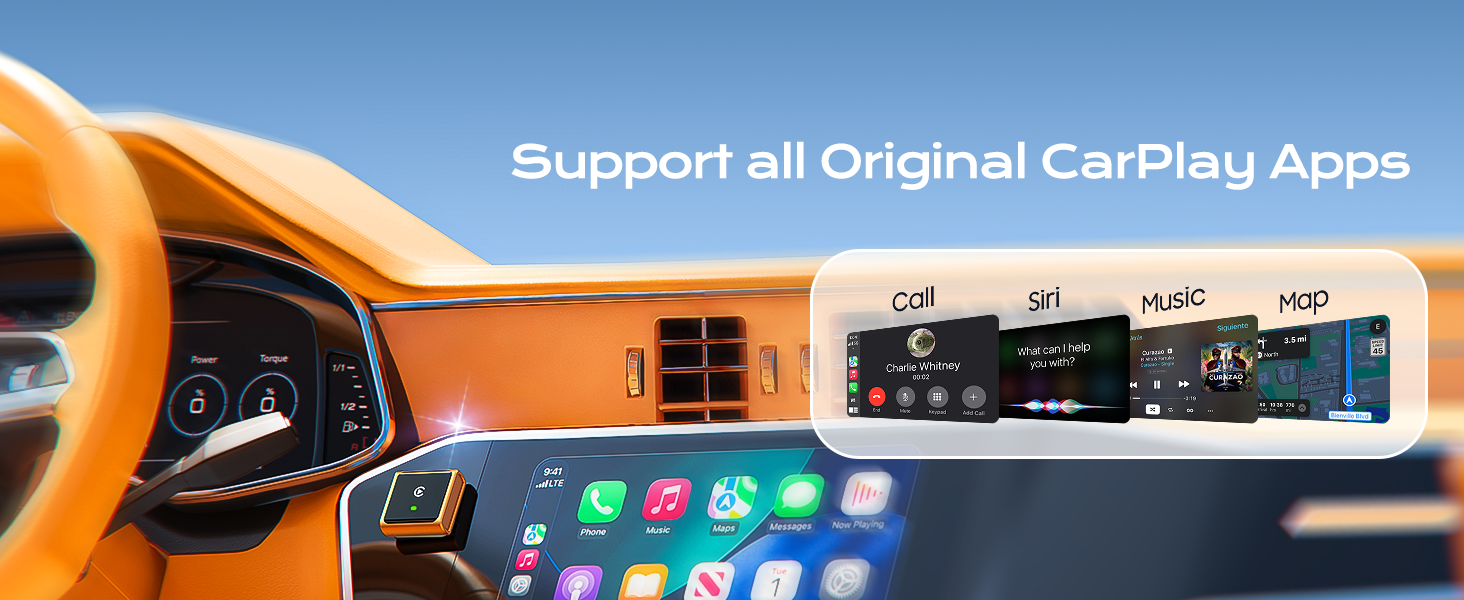 Wireless CarPlay Adapter for Apple