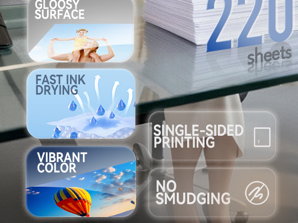 Thin Gloosy Photo Paper