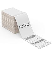 Rollo Direct Thermal Shipping Label (Pack of 500 4x6 Fan-Fold Labels) - Commercial Grade