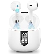 Wireless Earbuds, Bluetooth Headphones 5.4 with ENC Noise Cancelling Mics, 40H Bluetooth Ear buds...