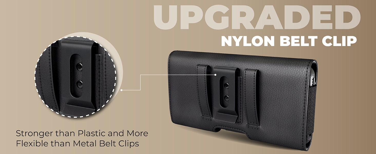 UPCRADED NYLON BELT CLIP