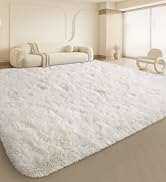 white rug