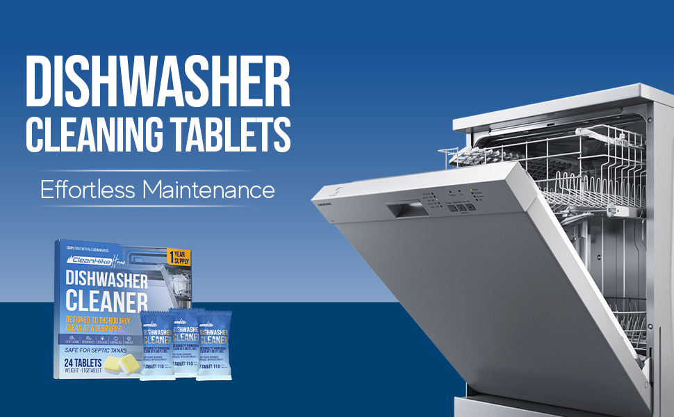 CleanHike Dishwasher Cleaning Tablets