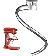 GVODE Stainless Steel Spiral Dough Hook for Kitchenaid Stand Mixer, Bread Hook Fits Kitchenaid 5P...