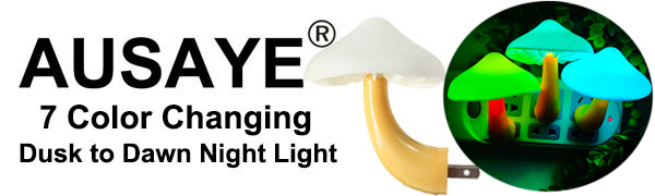 7 color changing plug in light