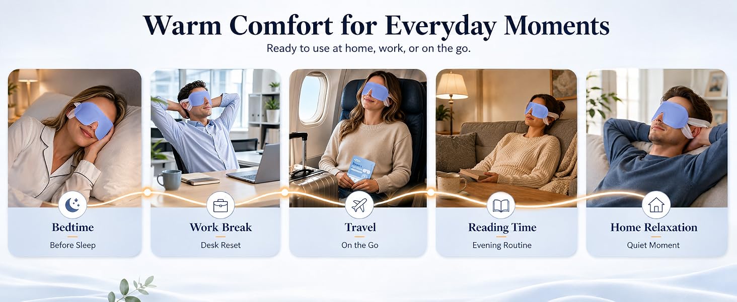 disposable heated eye mask