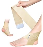 HiRui Ankle Support Brace for Men &amp; Women, Adjustable Compression Strap for Sprains, Plantar Fasc...