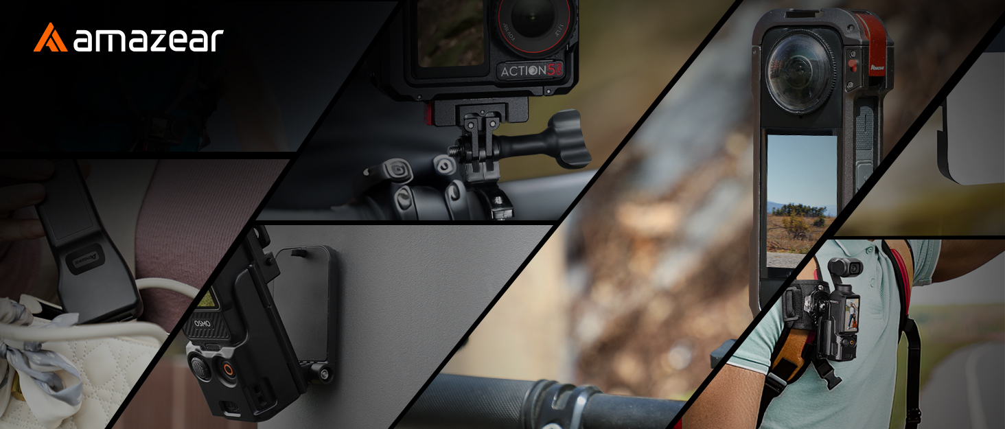 amazear accessories for dji insta360 gopro osmo pocket action mobile phone insta 360 dslr camera