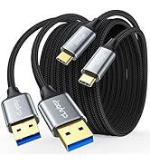 Android Auto USB Cable 3ft 2Pack, CarPlay Cord 10Gbps USB 3.2 Gen 2 Data Transfer Type C 100W Cha...