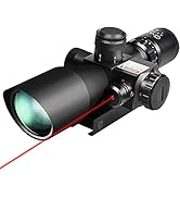 CVLIFE 2.5-10x40e Red &amp; Green Illuminated Scope with 20mm Mount