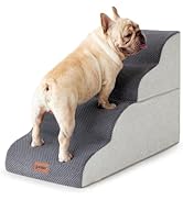ZOMISIA Dog Stairs for Bed - Pet Stairs for Small to Medium Dogs to Get on Bed and Couch, 35D Foa...