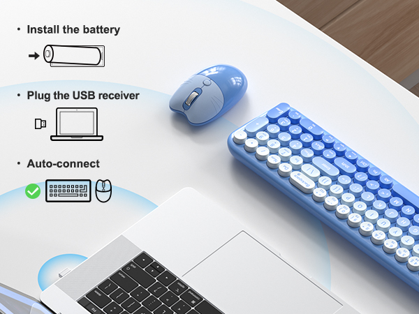 wireless keyboard and mouse combo