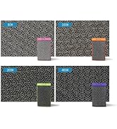 LOZLIN 4PCS Diamond Hand Polishing Pads 95x55mm Tile Glass Abrasive Grinding Block Pad Stone Marb...