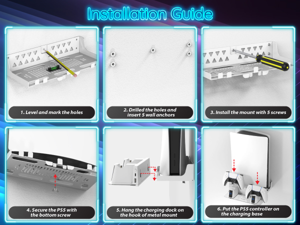 PS5 Wall Mount Installation Guide