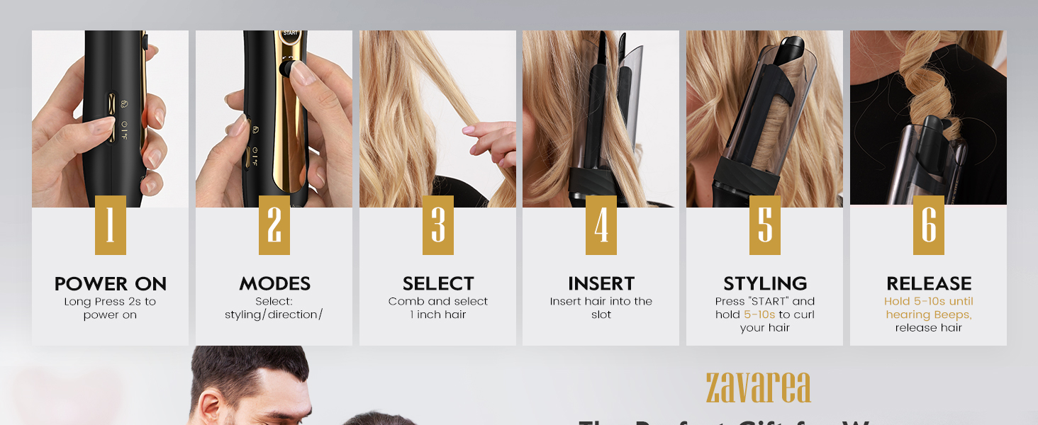 hair curler automatic rotating