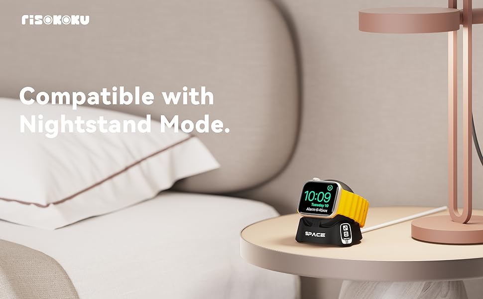 risokoku apple watch charger stand
