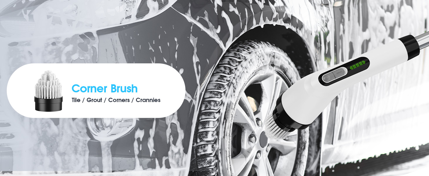 electric shower scrubber electric spin scrubber cordless spin scrubber shower brush for cleaning