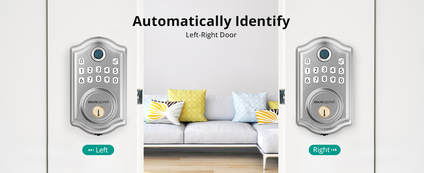 akagear smart door lock set