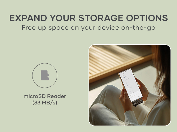 Mobile XR Hub with microSD