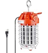 Dephen 100W LED Temporary Work Light-14000Lumen Construction Lights 5000K LED Work Lights Linkabl...